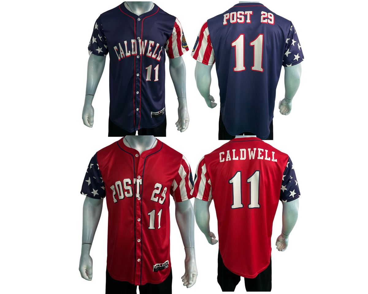 Full Button Sublimated Baseball Jersey