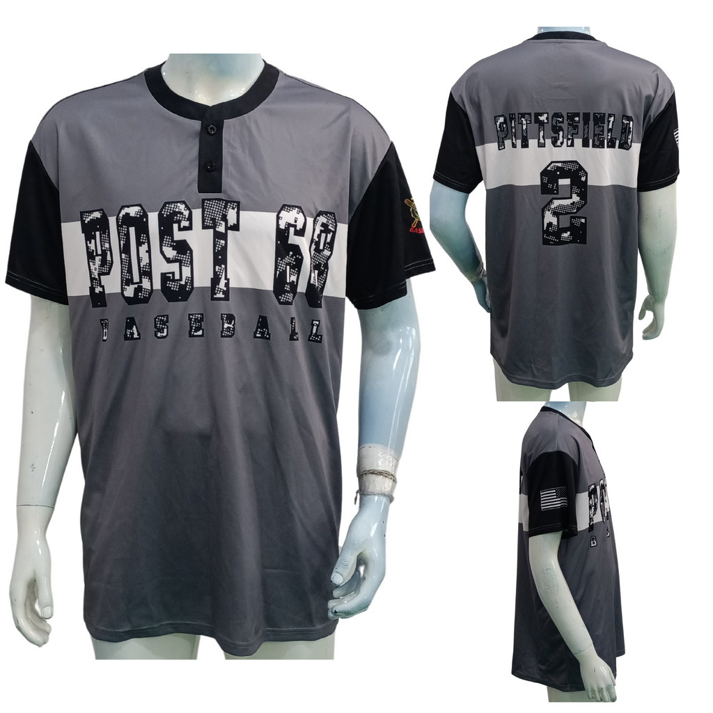 Two Button Sublimated Baseball Jersey – Spartan Apparel & Merch