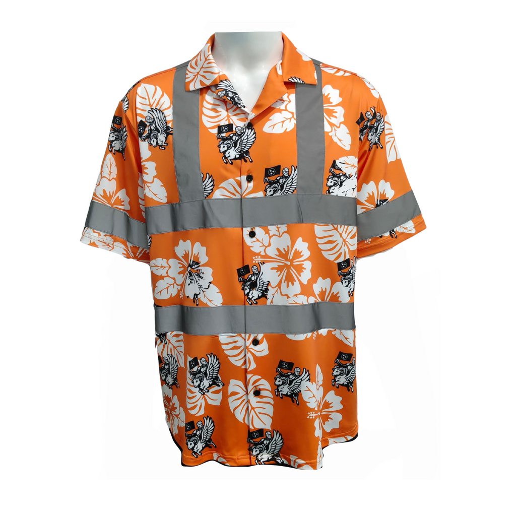 Hi Viz Hawaiian Camp Shirt