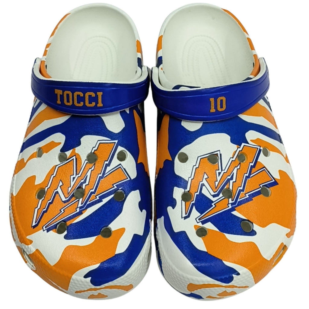 custom clogs with logo