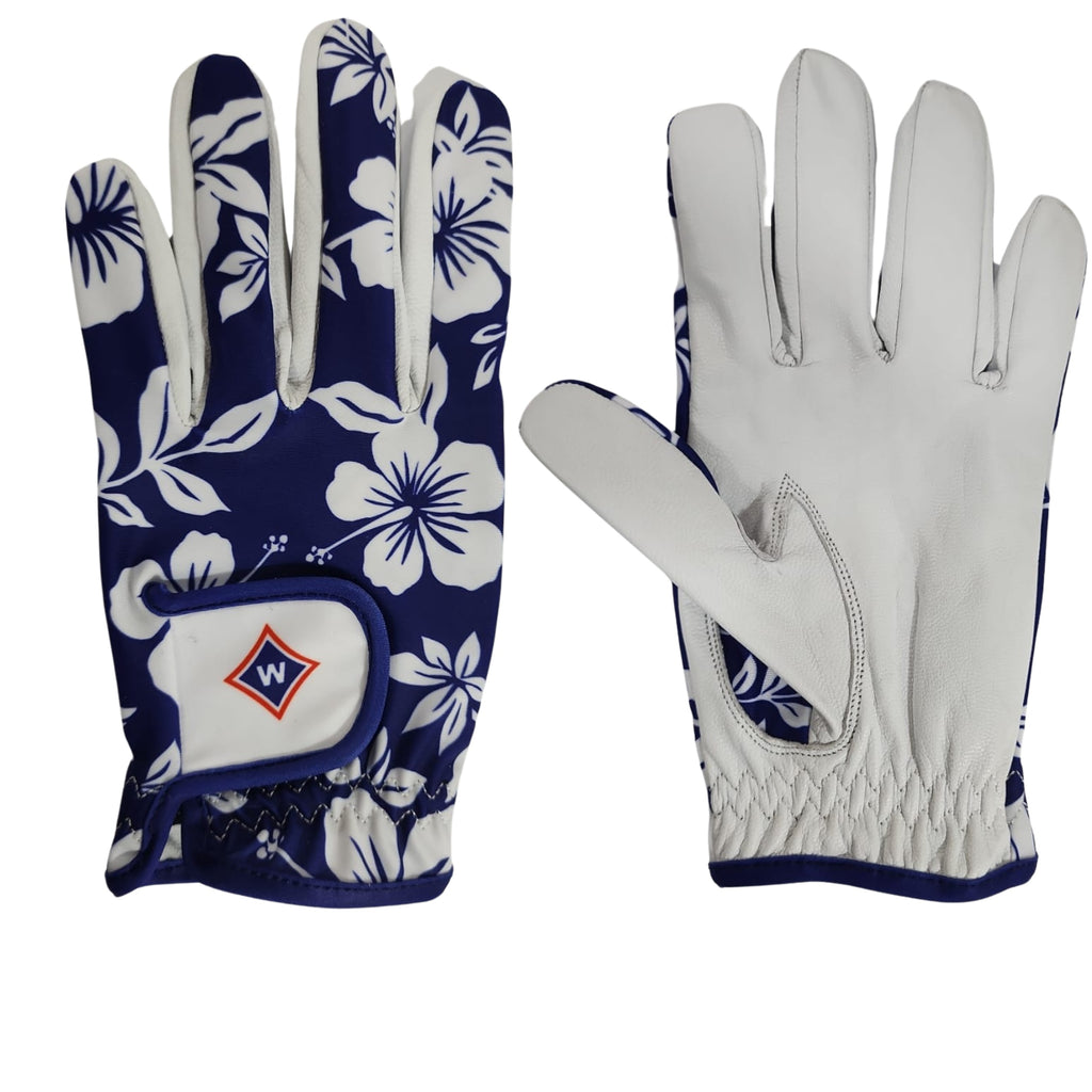 custom sublimated golf gloves cabretta leather