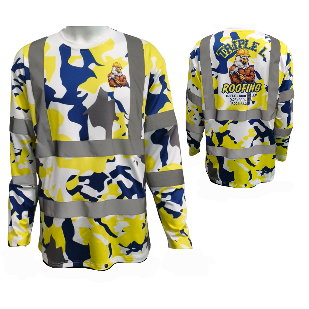 Hi Vis Long Sleeve Sublimated Shirts
