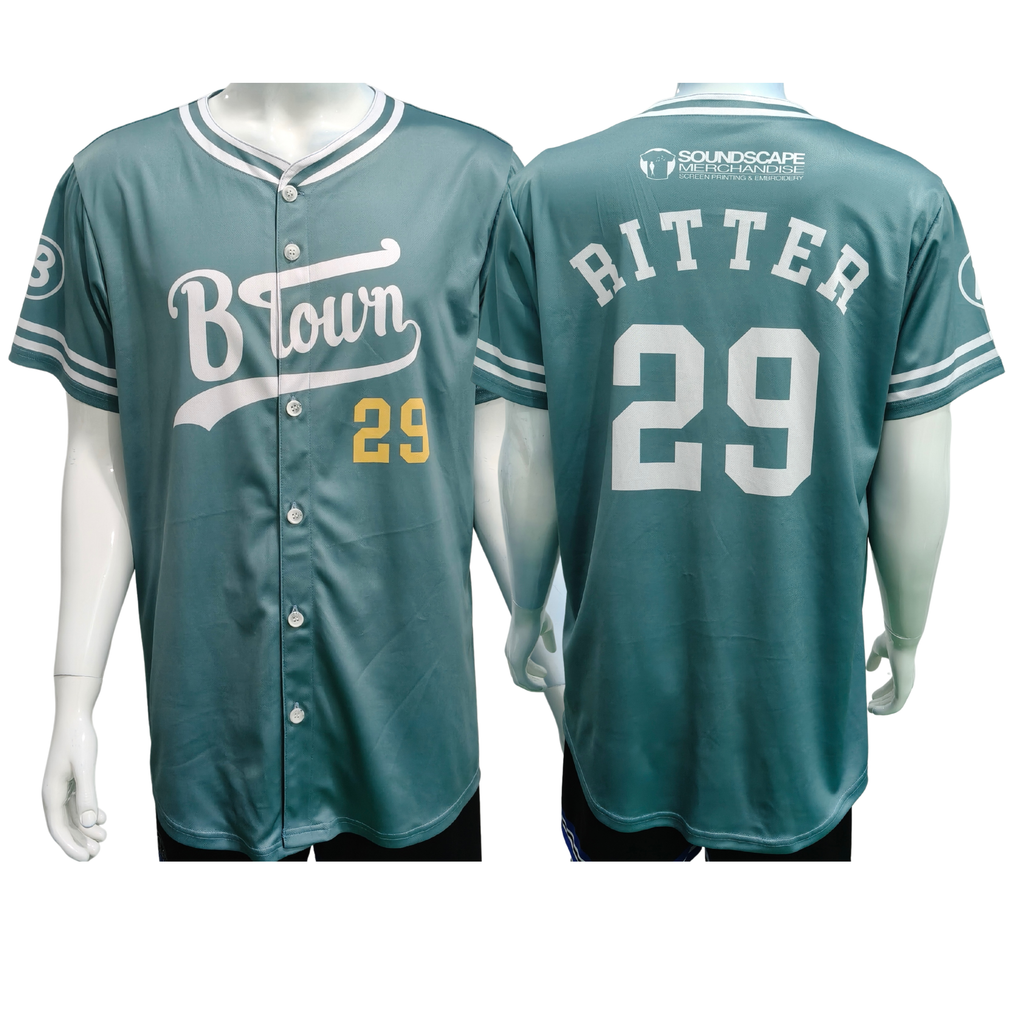 custom cut and sew baseball jersey