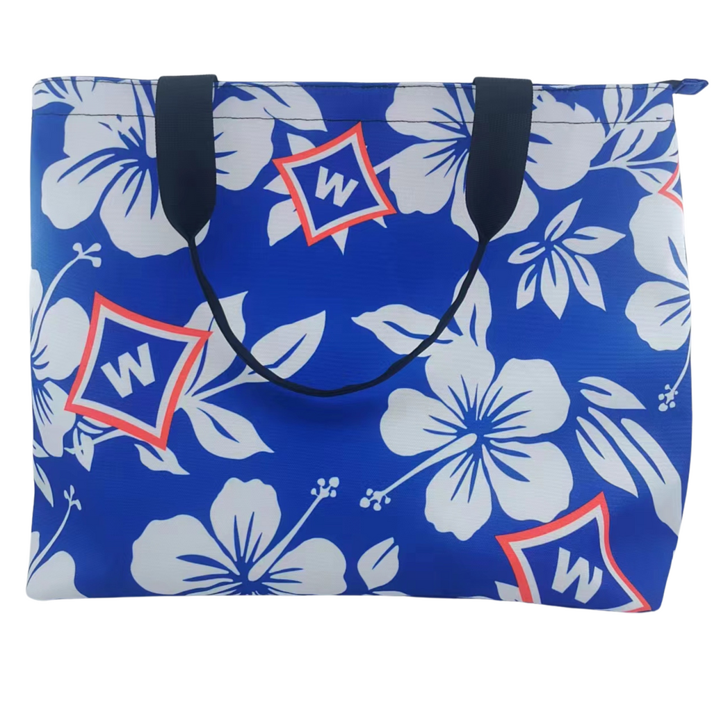 sublimated beach tote bag