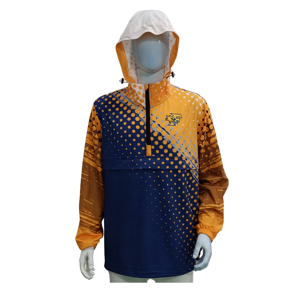 Hooded 1/4 Zip Windbreaker