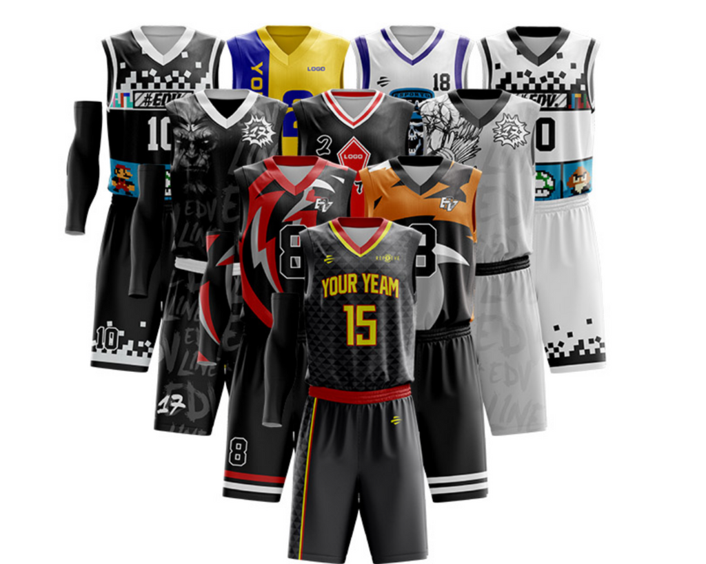 Sublimated Basketball Jerseys - IYFA