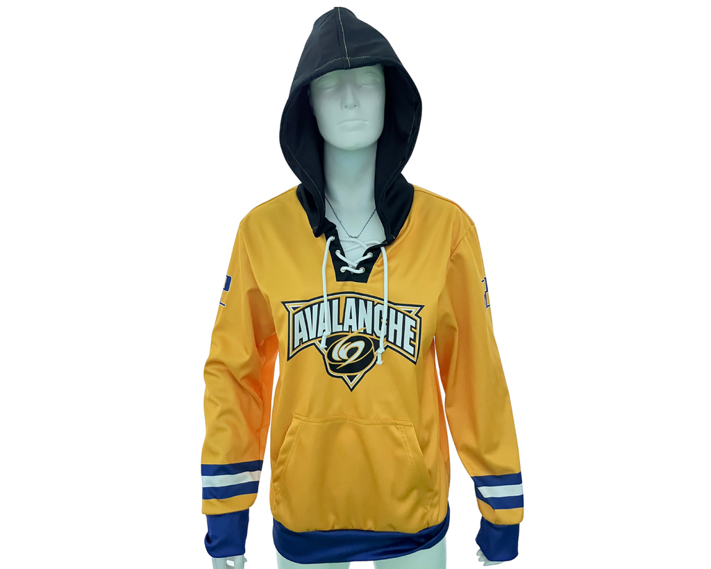 Custom Hockey Hoodies with Laces