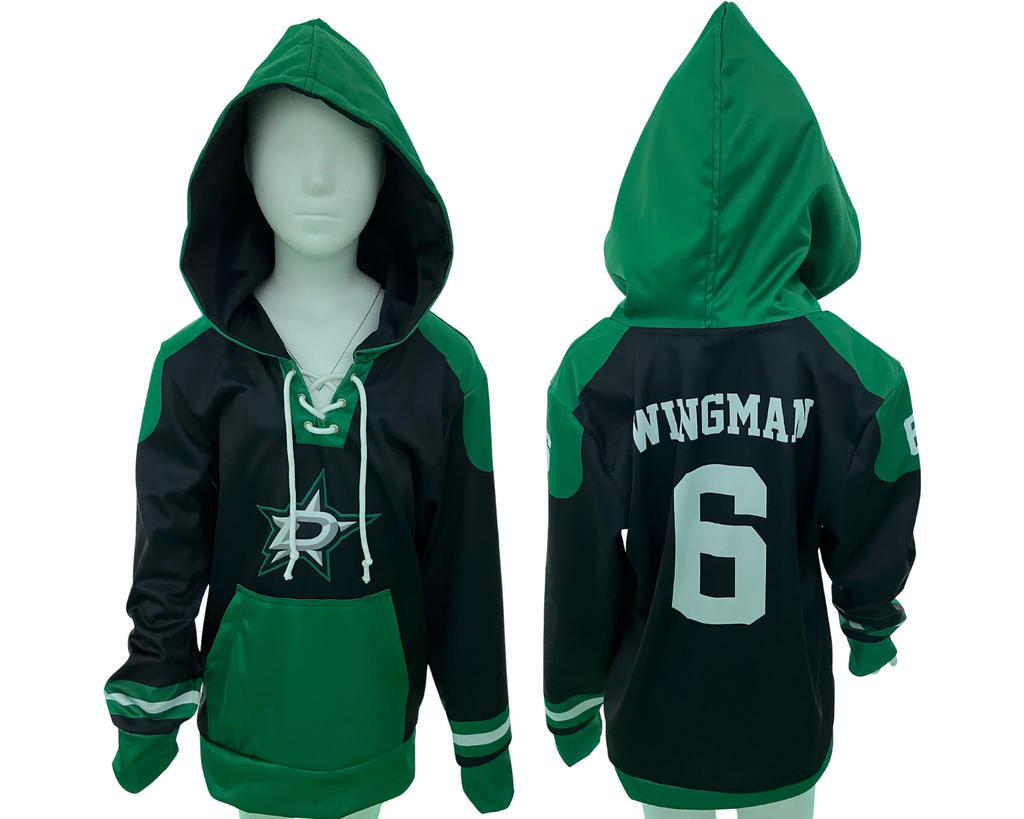 Hockey hoodies online with laces wholesale