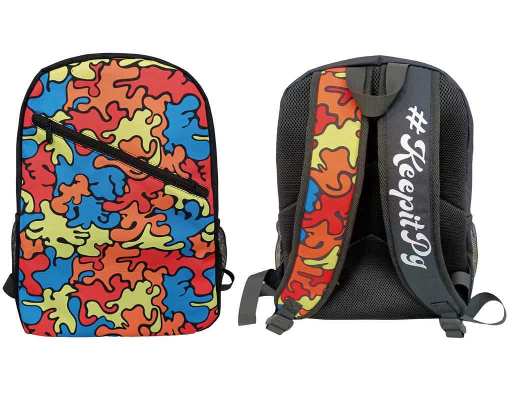 custom sublimated backpack cannabis company